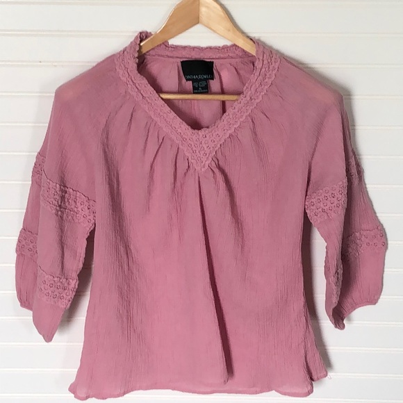 Cynthia Rowley Tops - Cynthia Rowley XL Mauve Blouse